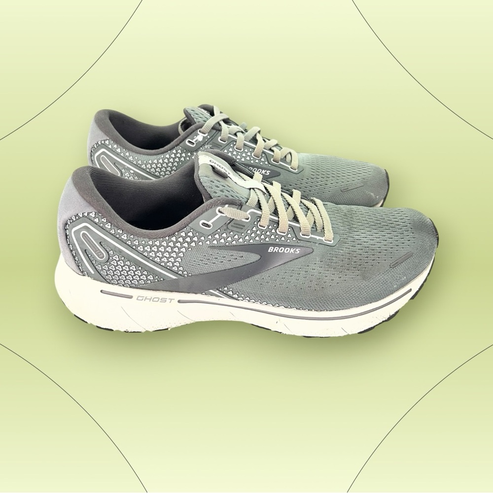 Brooks Ghost 14 Running Shoes Mens Size 11 D Medium Grey Alloy DNA Loft 3D Print - Picture 3 of 16